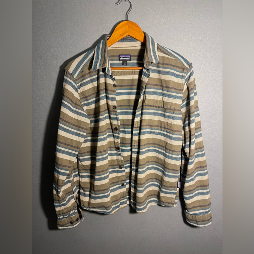 Patagonia Men’s XS Flannel Button Down Long Sleeve Shirt *NO CARE TAGS* organic